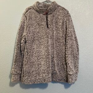 Weatherproof Vintage fuzzy quarter zip